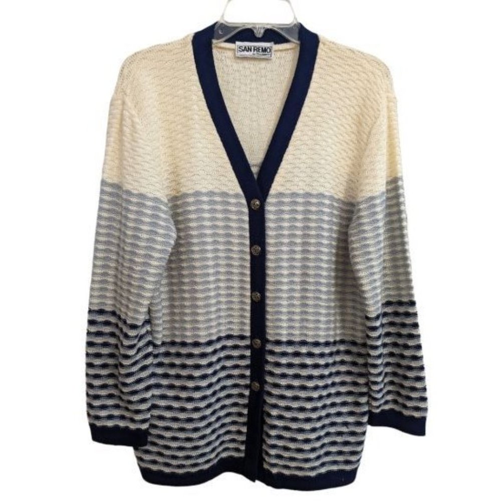 Vintage San Remo by Laura Knits Women's Cardigan